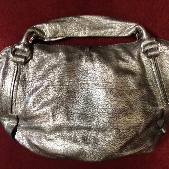 EUC. Celine Macadam Bittersweet bag in metallic silver. - Picture 2 of 16